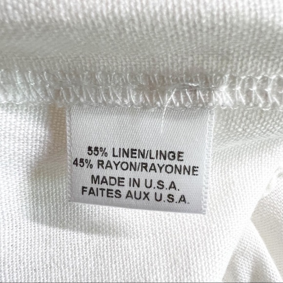 Misa Los Angles Dress Valerie Off-the-Shoulder Mini Grommet Trim White Large NWT - Picture 6 of 8